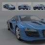 R8改裝Audi R8 為主要參考資料,再組合其他跑車外觀細節,並對部分外觀作些微改裝。