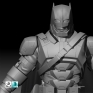 蝙蝠俠 Zbrush硬邊雕刻