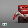Inside Out-Anger3D雕刻(2D參考Google搜尋圖片)